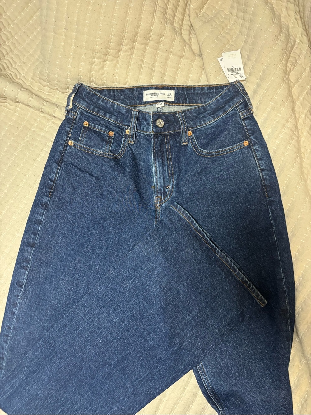 Abercrombie & Fitch Women's Deep Blue bootcut - Jeans